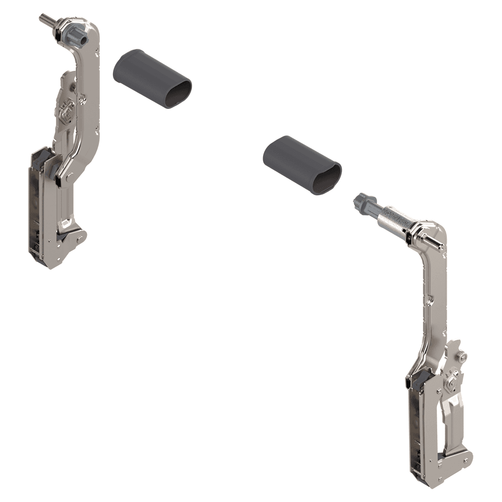 Aventos HL Lift Up Lever Set, Nickel-Plated Main - Image