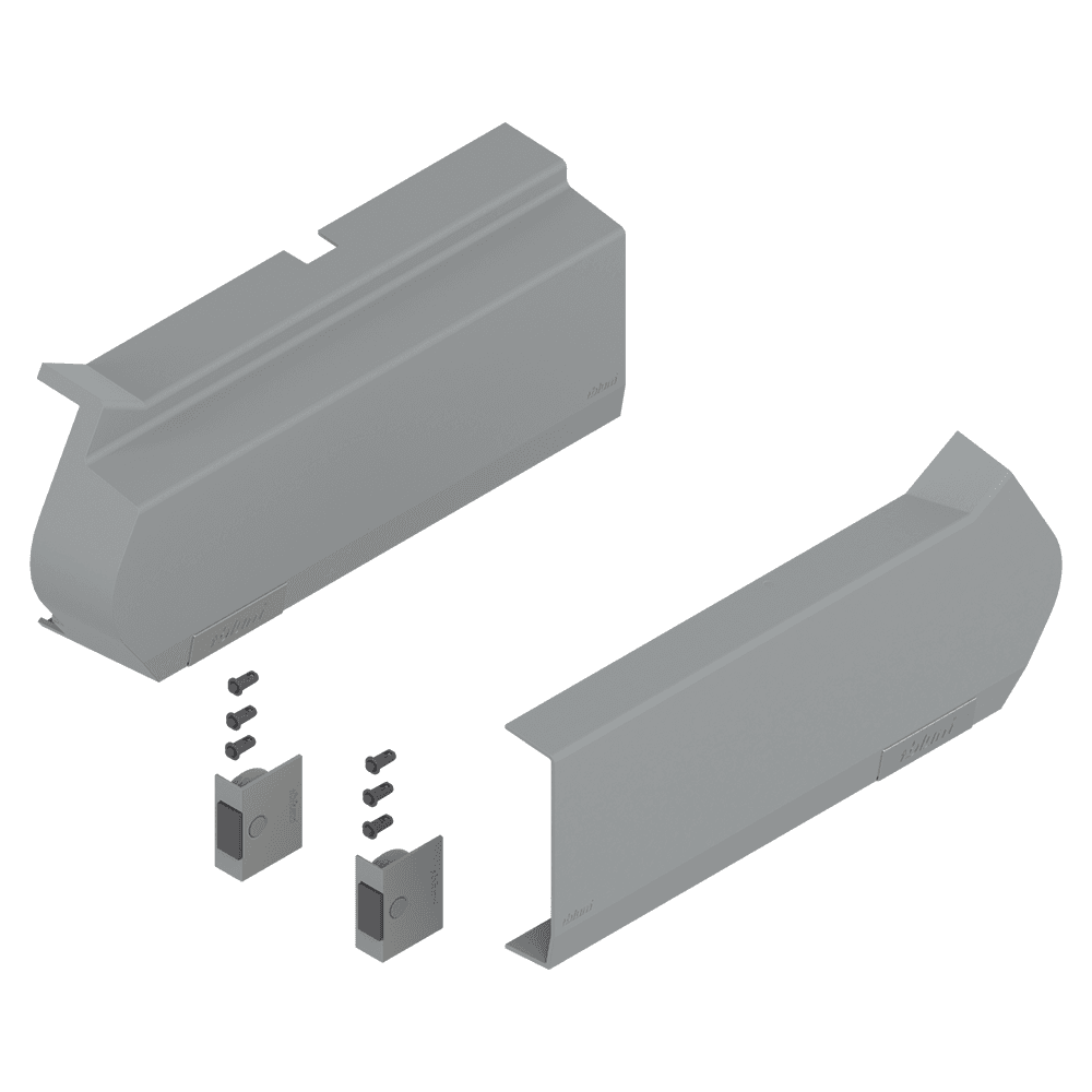 Aventos HF Large Cover Cap Set for Servo-Drive, Deep Gray - Alt Image 1