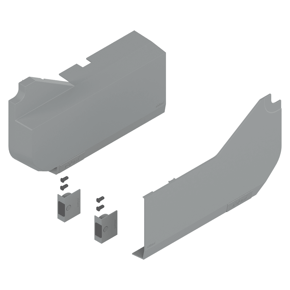 Aventos HL Large Cover Cap Set for Servo-Drive, Silk White - Alt Image 1
