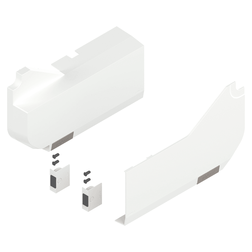 Aventos HL Large Cover Cap Set for Servo-Drive, Silk White - Main Image