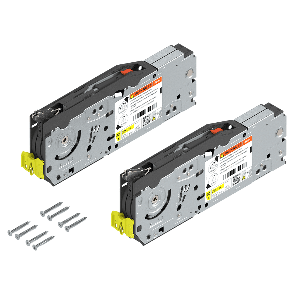 Aventos HF Top Bi-Fold Lift Mechanism Set, Zinc-Plated, Power Factor 2700 - 13500 Main - Image