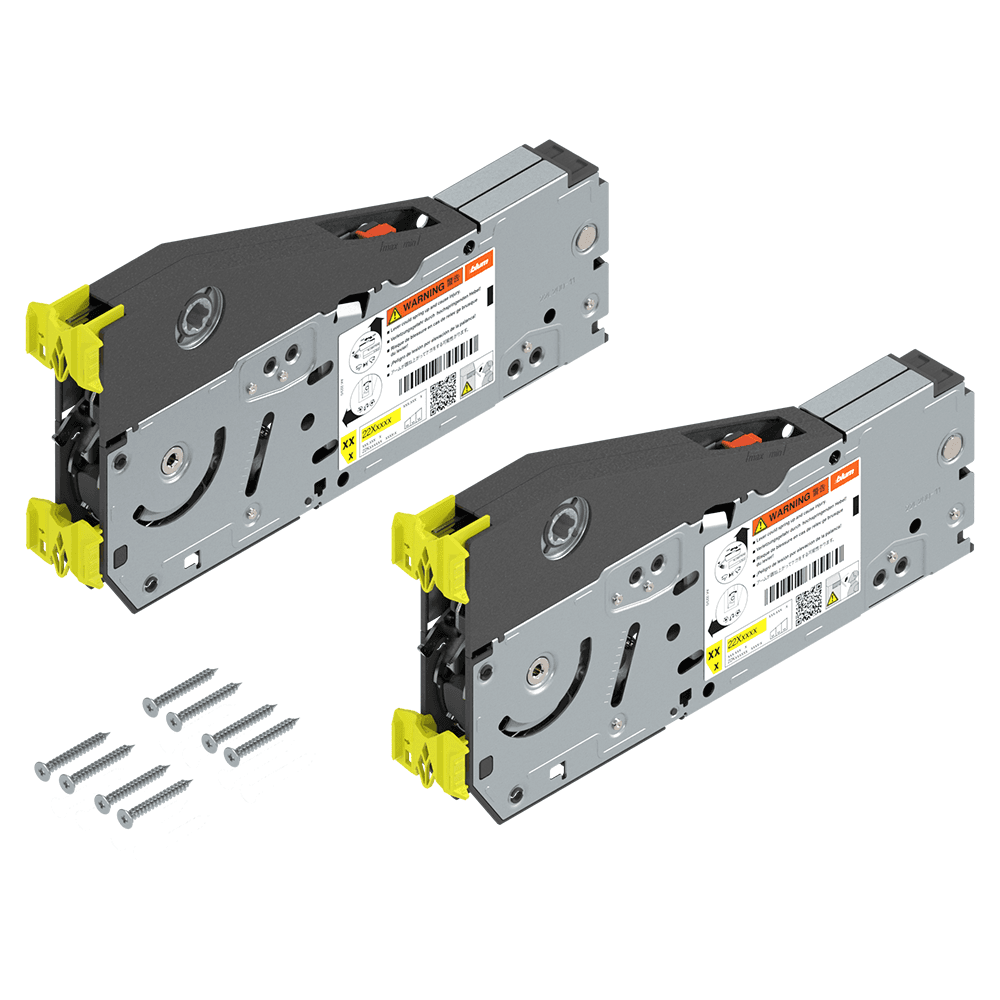 Aventos HL Top Up Lift Mechanism Set, Zinc-Plated, Door Weight 2Kg - 12.25Kg Main - Image