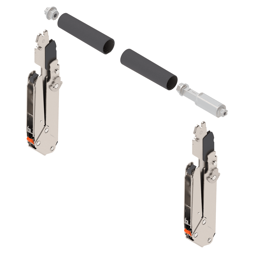 Aventos HL Top Lift Up Lever Set, Nickel-Plated, 300mm - 340mm Cabinet Height Main - Image