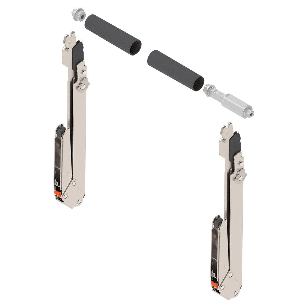 Aventos HL Top Lift Up Lever Set, Nickel-Plated, 390mm - 540mm Cabinet Height Main - Image