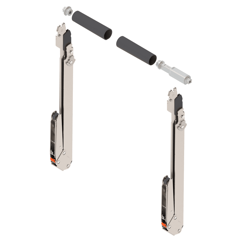 Aventos HL Top Lift Up Lever Set, Nickel-Plated Main - Image