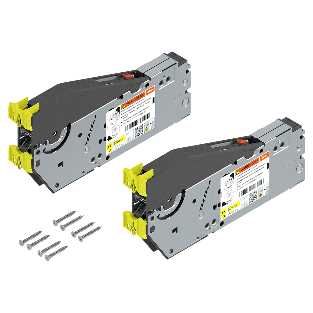 Aventos HS Top Up/Over Lift Mechanism Set, Zinc-Plated, Door Weight 2Kg - 10.25Kg Main - Image