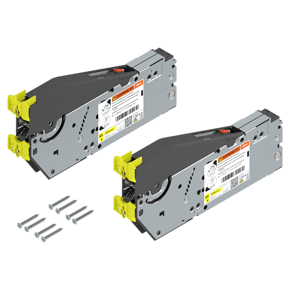 Aventos HS Top Up/Over Lift Mechanism Set with Screw-On, Zinc-Plated, Door Weight 3.5Kg - 16.5Kg Main - Image