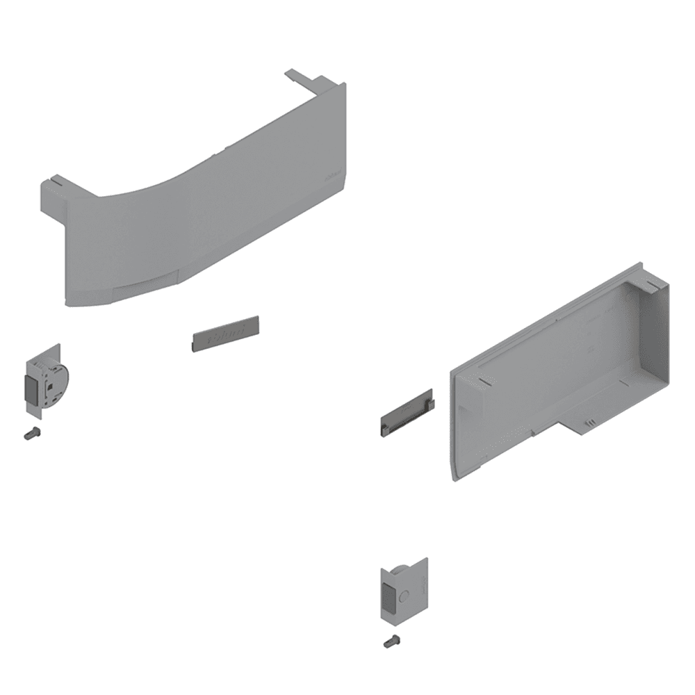 Aventos HK-Top Cover/Switch Set, Dark Gray - Main Image