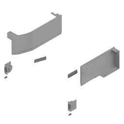 Aventos HK-Top Cover/Switch Set, Dark Gray - Main Image