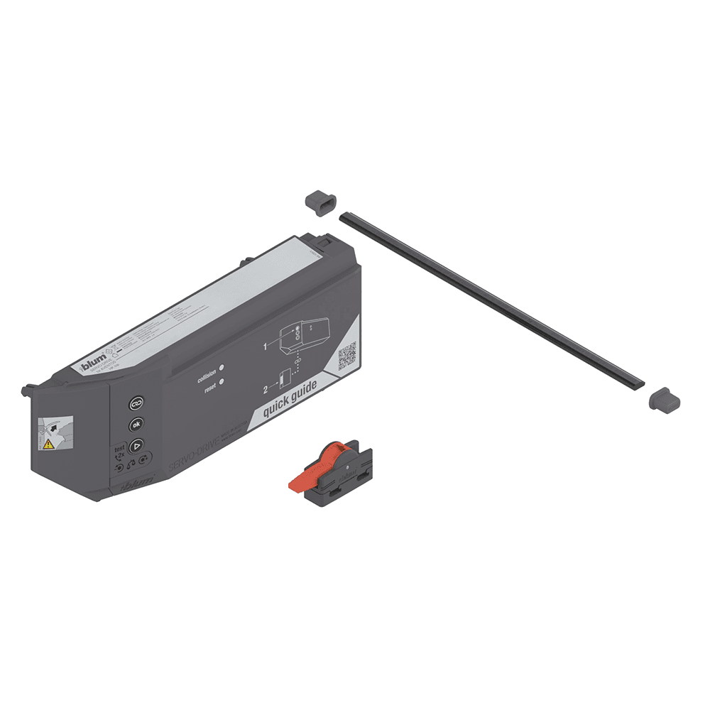 Blum Servo-Drive for AVENTOS HK Top, Gray, DC Supply, Nylon Construction