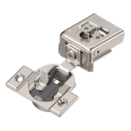 Compact 31C3 110˚ Opening Wrap-Around Face Frame Hinge, 45mm Boring Pattern, Soft-Closing, 1" Overlay, Screw-On - Main Image