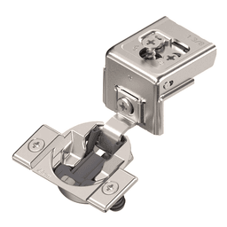 Compact 31C3 110˚ Opening Wrap-Around Face Frame Hinge, 45mm Boring Pattern, Soft-Closing, 1-3/8" Overlay, Dowelled - Main Image