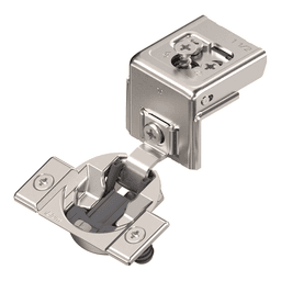 Compact 31C3 110&#730; Opening Wrap-Around Face Frame Hinge, 45mm Boring Pattern, Soft-Closing, 1-1/2" Overlay, Dowelled - Main Image