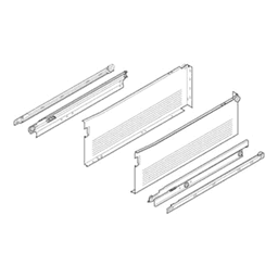 Blum Metabox 330H Drawer Slide with 75lb Capacity - Full Extension - Soft-Closing - 6" - White - 18 Image 3