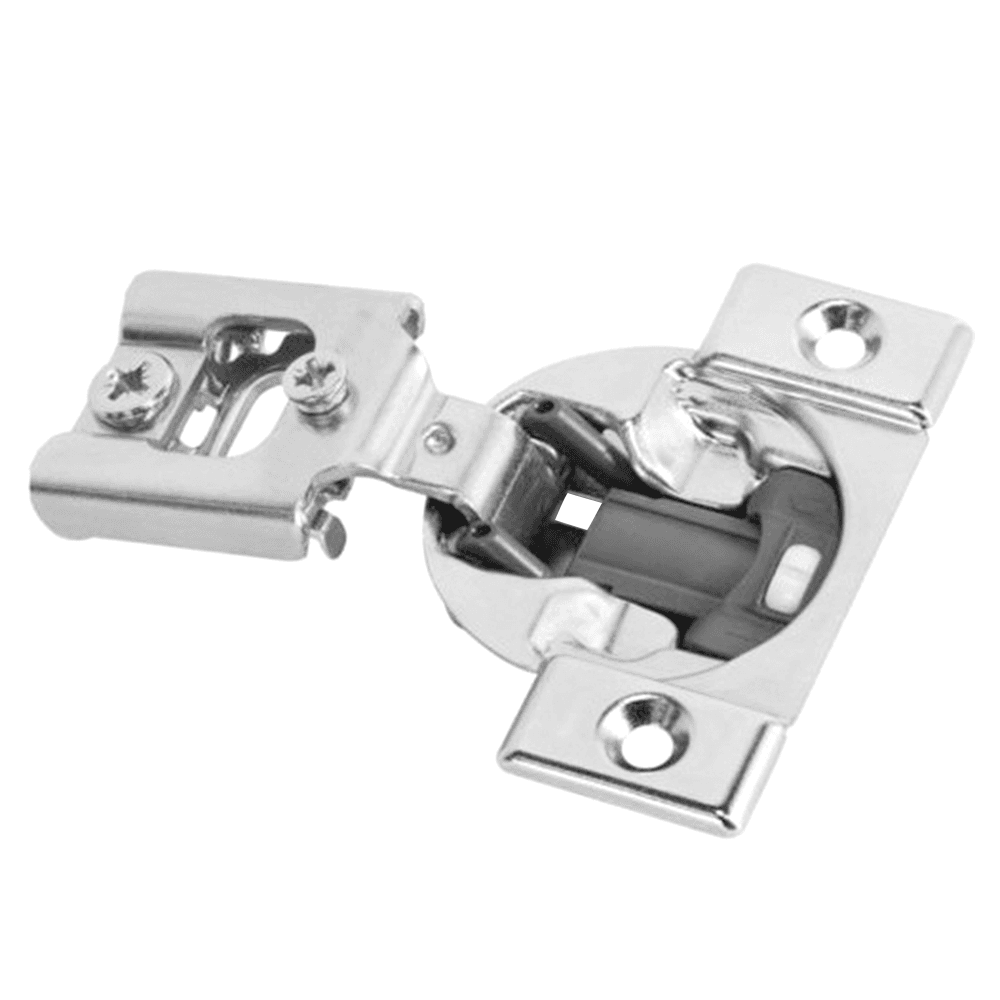Compact 38C 107&#730; Opening Wrap-Around Face Frame Hinge, 45mm Boring Pattern with BLUMOTION Soft-Closing, 1-1/4" Overlay, Dowelled - Main Image
