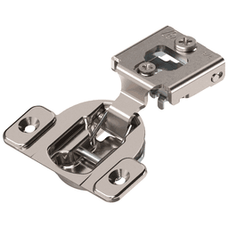 Compact 38N 105&#730; Opening Wrap-Around Face Frame Hinge, 45mm Boring Pattern, Self-Closing, 3/4" Overlay, Screw-On - Main Image