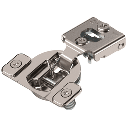 Compact 38N 105&#730; Opening Wrap-Around Face Frame Hinge, 45mm Boring Pattern, Self-Closing, 1/2" Overlay, Screw-On - Alt Image 1