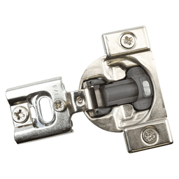 Compact 38N 105&#730; Opening Wrap-Around Face Frame Hinge, 45mm Boring Pattern with BLUMOTION Soft-Closing, 3/8" Overlay, Dowelled - Main Image