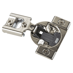 Compact 38N 105&#730; Opening Wrap-Around Face Frame Hinge, 45mm Boring Pattern with BLUMOTION Soft-Closing, 1/2" Overlay, Dowelled - Main Image