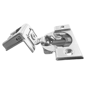 Compact 39C 110&#730; Opening Wrap-Around Face Frame Hinge, 45mm Boring Pattern with BLUMOTION Soft-Closing, 1-9/16" Overlay, Screw-On - Main Image