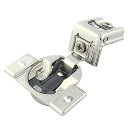 Compact 39C 110&#730; Opening Wrap-Around Face Frame Hinge, 45mm Boring Pattern with BLUMOTION Soft-Closing, 1" Overlay, Dowelled - Main Image