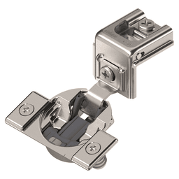 Compact 39C 110&#730; Opening Wrap-Around Face Frame Hinge, 45mm Boring Pattern with BLUMOTION Soft-Closing, 1-1/2" Overlay, Dowelled - Main Image