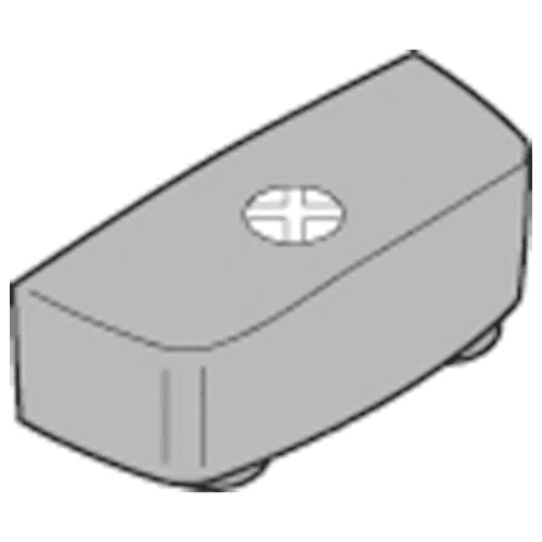 Assembly Fitting Housing for 40.2110, White, Box of 1000 - Main Image