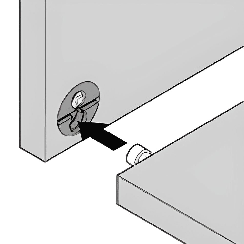 Connecting Screw and Housing, Brown - Application
