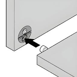 Connecting Screw and Housing, Brown - Application