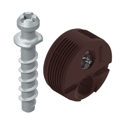 Connecting Screw and Housing, Brown - Screw and Cam