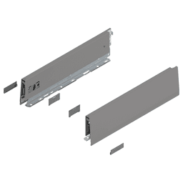 Merivobox Drawer Profile M-Height 91mm, Indium Gray Matte, 350mm Main - Image