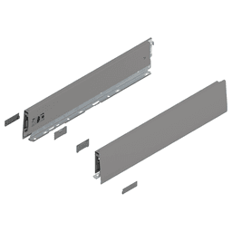 Merivobox Drawer Profile M-Height 91mm, Indium Gray Matte, 450mm Main - Image