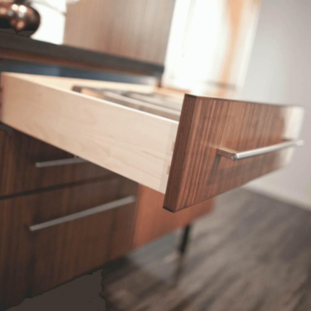 Blum Tandem Plus 563 Drawer Slide with BLUMOTION: Bottom View