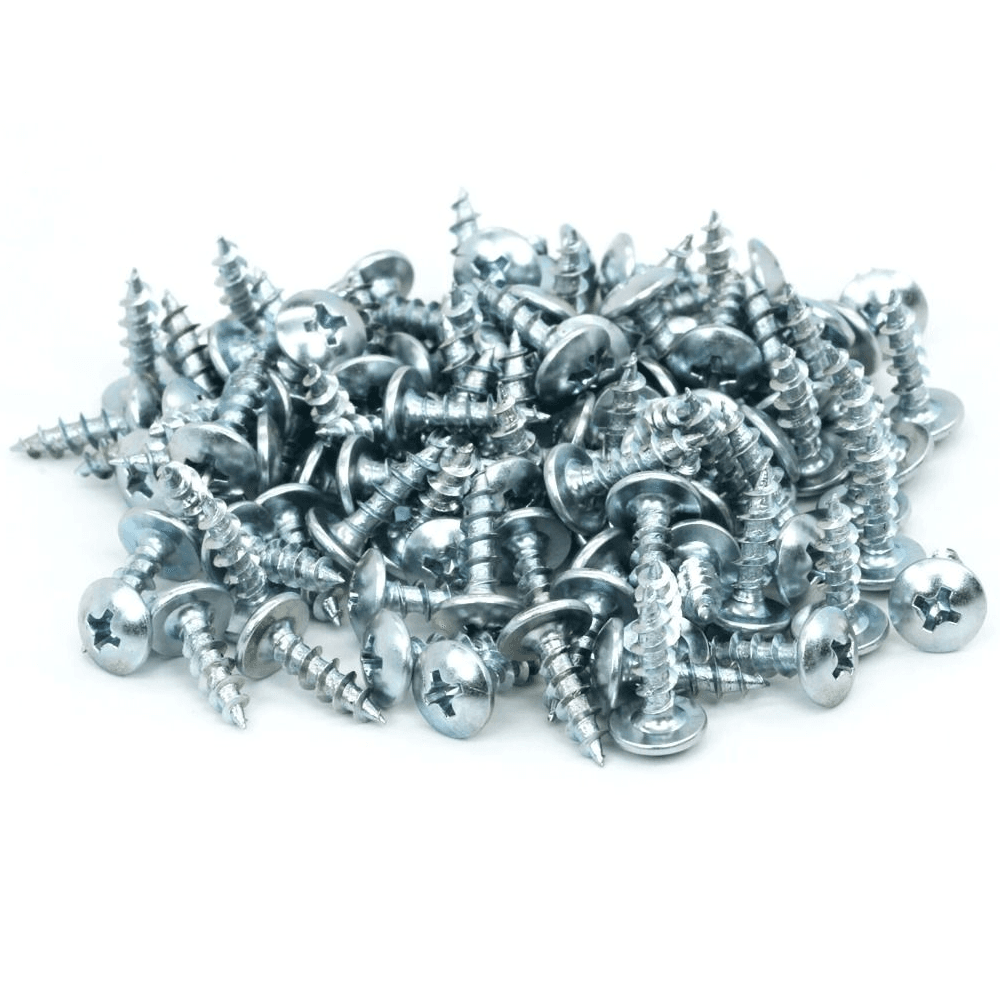 #6 x 1/2" Truss Head Hinge/Drawer Slide Screw, Phillips Drive Standard Thread and Sharp Point, Zinc, Box of Hundred by Blum - Alt Image 2