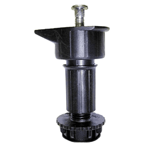 Adjustable height leg leveler for cabinet installation by Blum