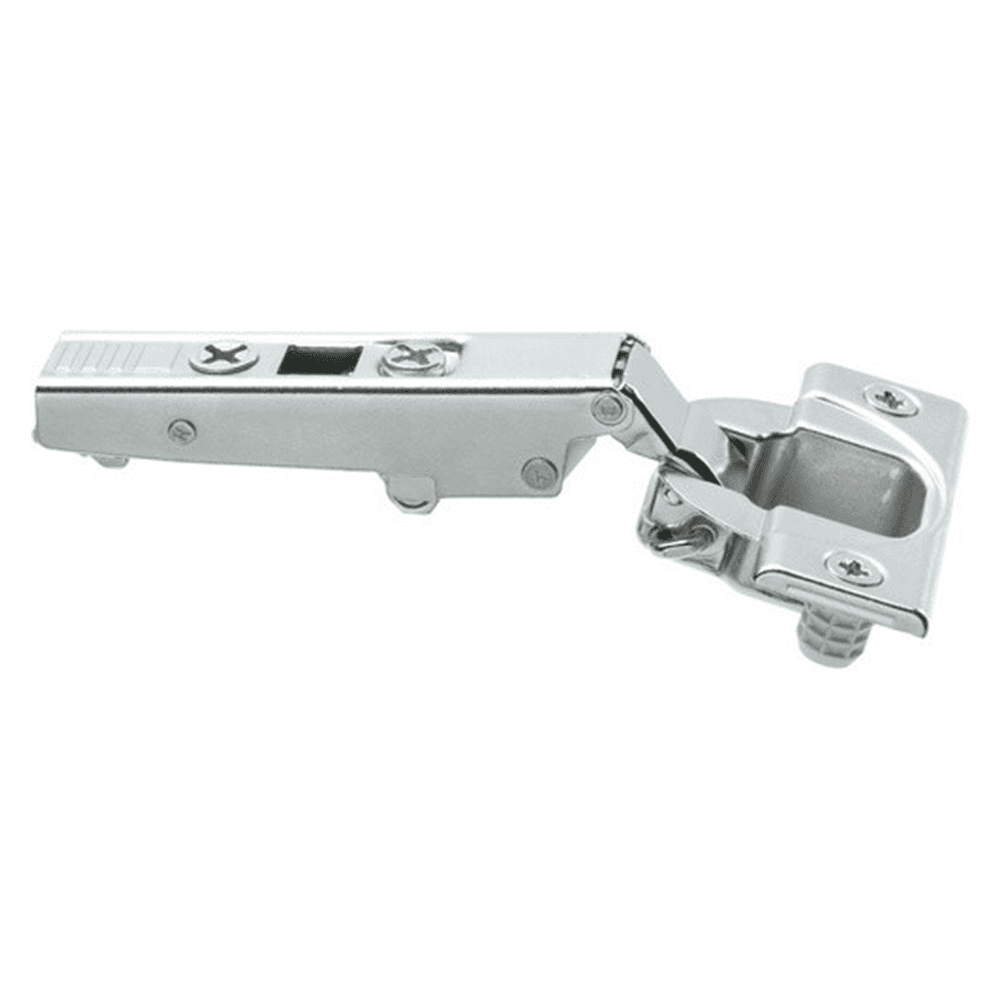 Clip Top 110° Opening Hinge, 45mm Bore Pattern, Free-Swinging, Full Overlay, Nickel-Plated, Dowelled - Main Image