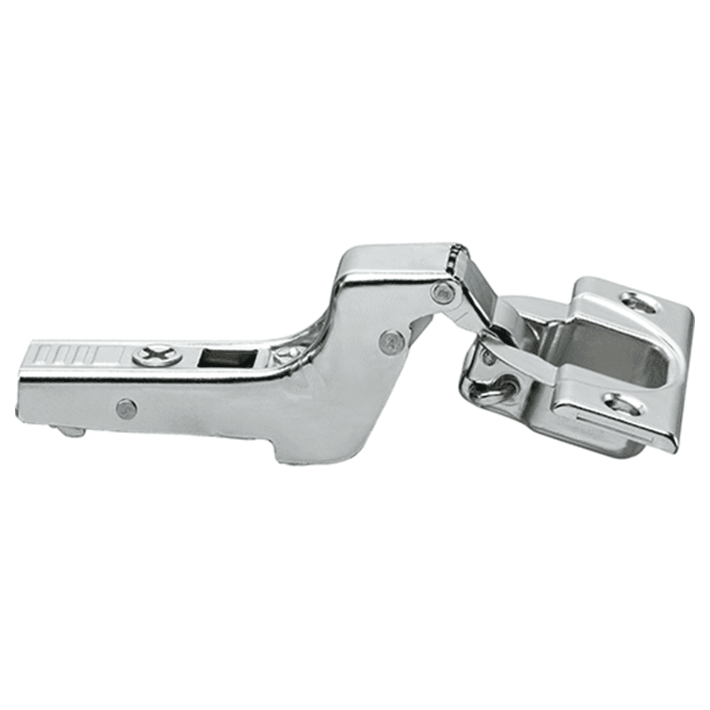 Clip Top 110° Opening Hinge, 45mm Bore Pattern, Free-Swinging, Inset, Nickel-Plated, Screw-On - Main Image