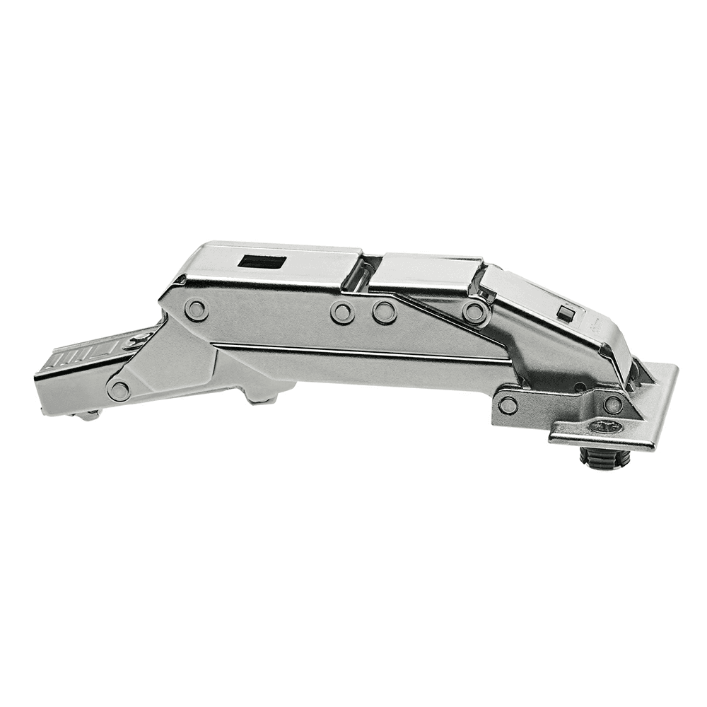 Clip Top 110° Opening Hinge, 32mm Boring Pattern, Free-Swing, Full Overlay, Nickel-Plated, Expando - Main Image