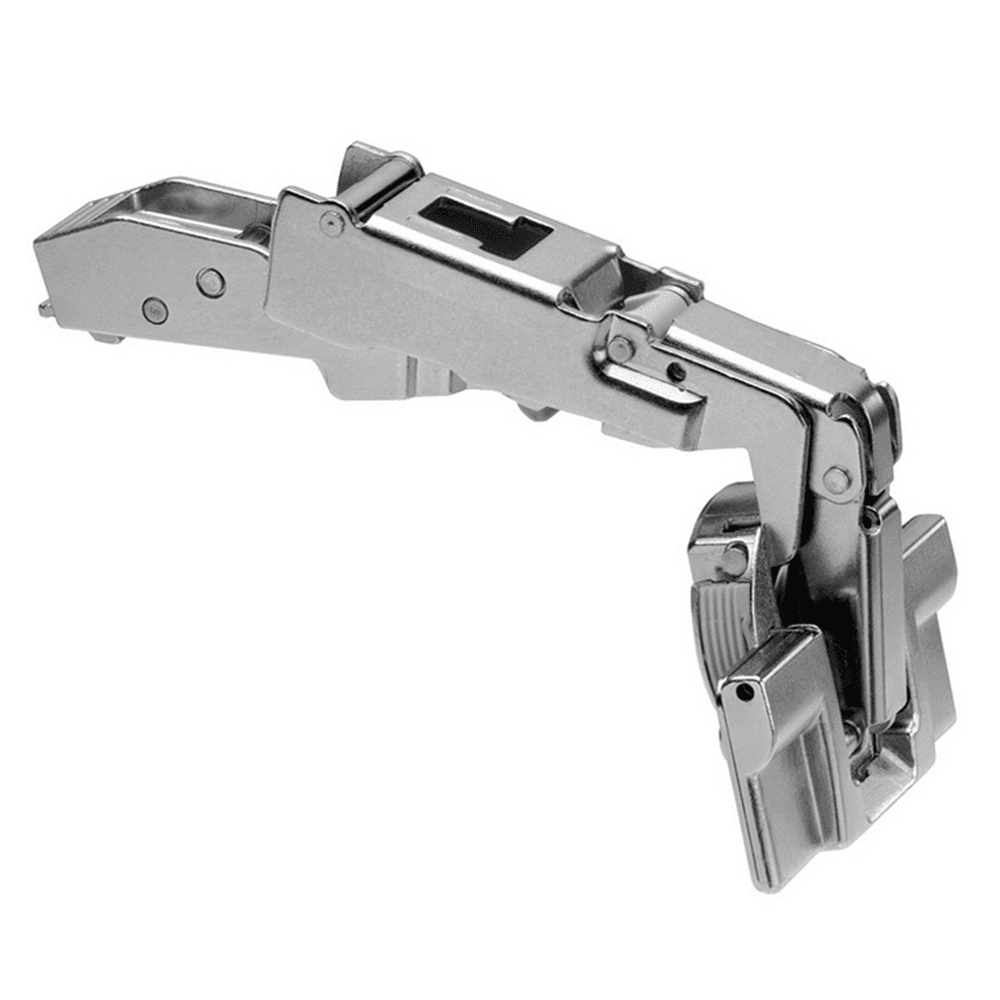 Clip Top 170° Opening Hinge, 45mm Bore Pattern, Free-Swinging, Full Overlay, Nickel-Plated, Screw-On - Alt Image 1
