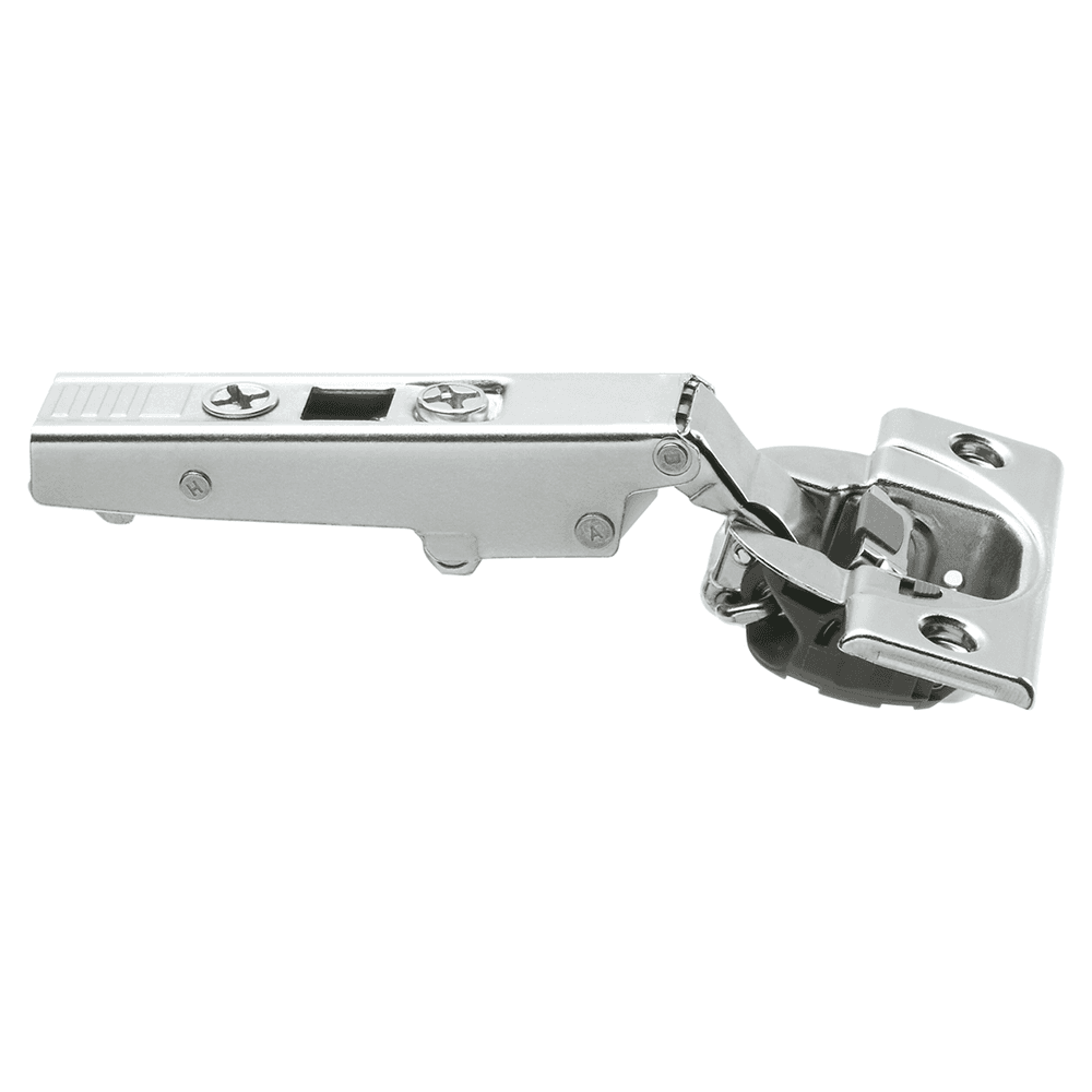 Clip Top 110° Opening Hinge with BLUMOTION Soft-Closing, 45mm Bore Pattern, Full Overlay, Nickel-Plated, Screw-On - Main Image