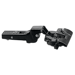 Clip Top 110° Opening Hinge with BLUMOTION Soft-Closing, 45mm Bore Pattern, Half Overlay, Onyx Black, Inserta - Main Image