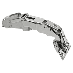 Clip Top 155° Opening Zero Protrusion Hinge with BLUMOTION Soft-Closing, 45mm Bore Pattern, Half Overlay, Nickel-Plated, Inserta - Alt Image 1