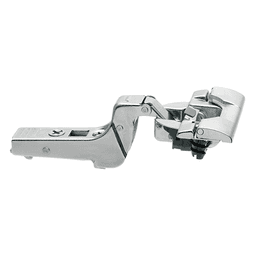 Clip Top 95° Opening Thick Door Hinge, 45mm Bore Pattern, Self-Closing, Inset, Nickel-Plated, Inserta - Main Image