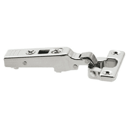 Clip Top 94° Opening Mini Hinge, 38mm Bore Pattern, Self-Closing, Inset, Nickel-Plated, Screw-On - Alt Image 1