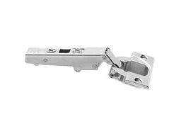 Clip Top 110° Opening Hinge, 45mm Bore Pattern, Self-Closing, Full Overlay, Nickel-Plated, Dowelled - Alt Image 1