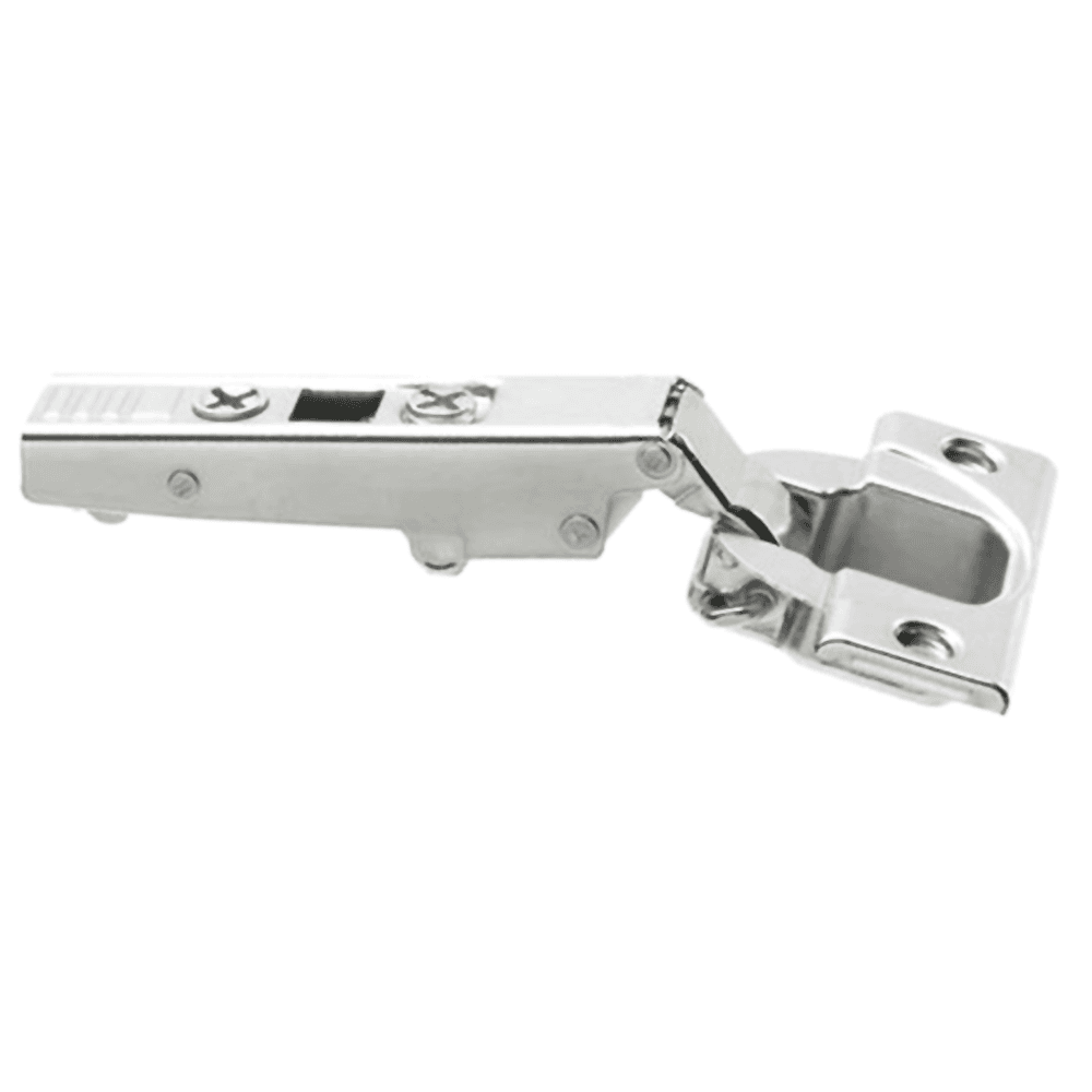 Clip Top 110° Opening Hinge, 45mm Bore Pattern, Self-Closing, Full Overlay, Nickel-Plated, Expando - Main Image