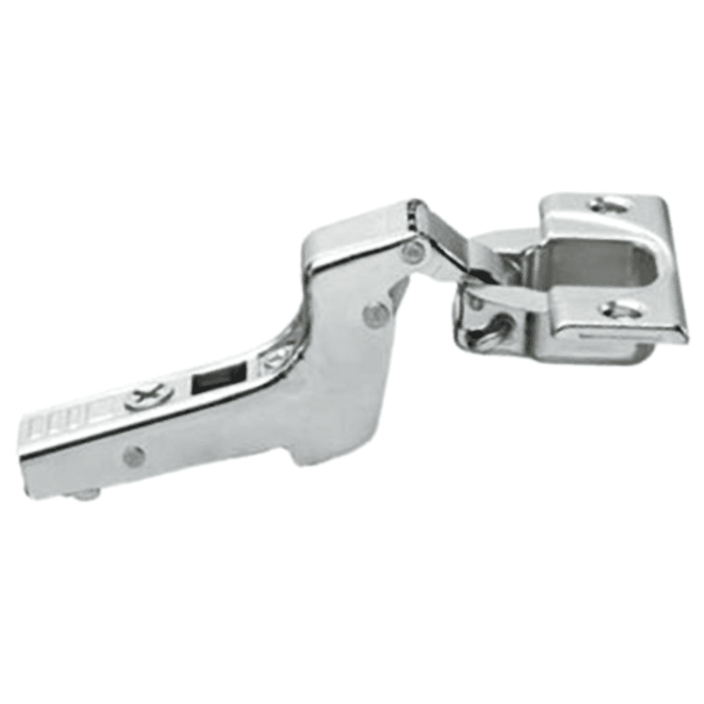 Clip Top 110° Opening Hinge, 45mm Bore Pattern, Self-Closing, Inset, Nickel-Plated, Dowelled - Main Image