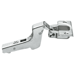 Clip Top 110° Opening Hinge, 45mm Bore Pattern, Self-Closing, Inset, Nickel-Plated, Dowelled - Main Image