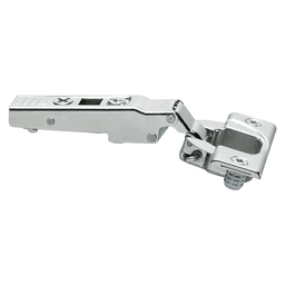 Clip Top 110&#730;+ Opening Hinge, 45mm Bore Pattern, Free-Swinging, Full Overlay, Nickel-Plated, Dowelled - Main Image