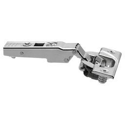 Clip Top 110&#730;+ Opening Hinge with BLUMOTION Soft-Closing, 45mm Bore Pattern, Full Overlay, Nickel-Plated, Dowelled - Main Image